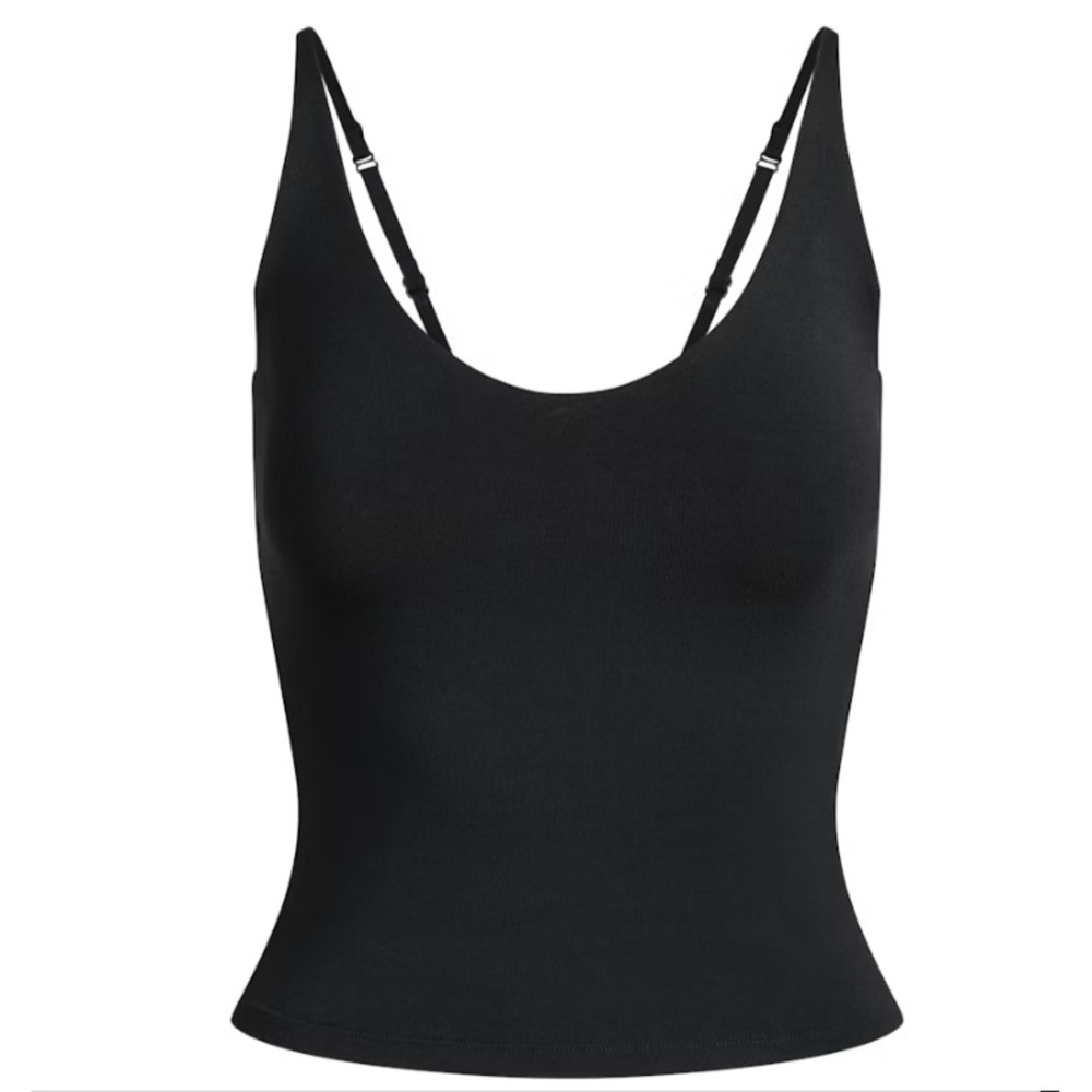 Skims Smooth Lounge Skimpy Strap Cami Obsidian Black SL-CAM-9018W Small